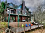 River Lodge:  Back of Cabin